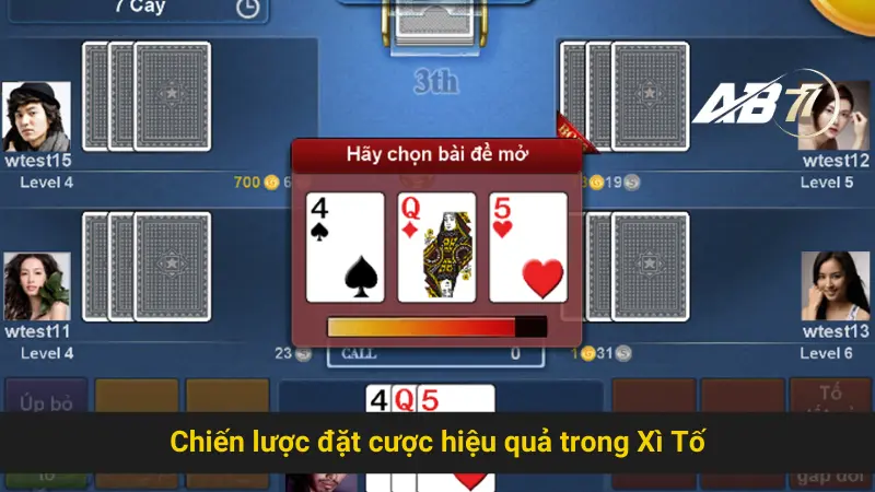 Khám Phá Chiến Lược Thắng Lớn Ở Xì Tố Ab77 Đơn Giản 3 Chiến lược đặt cược hiệu quả trong Xì Tố